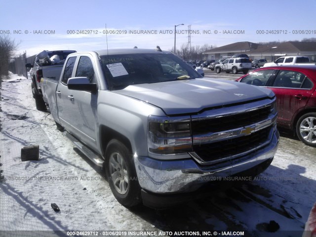 1GCVKRECXHZ245533 - 2017 CHEVROLET SILVERADO K1500 LT SILVER photo 1