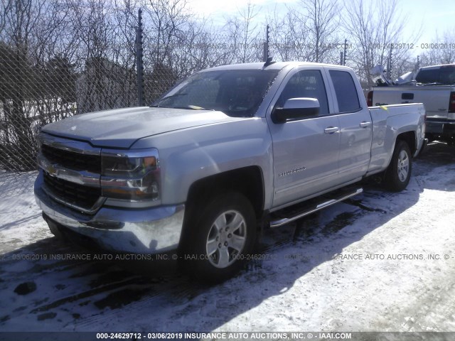 1GCVKRECXHZ245533 - 2017 CHEVROLET SILVERADO K1500 LT SILVER photo 2