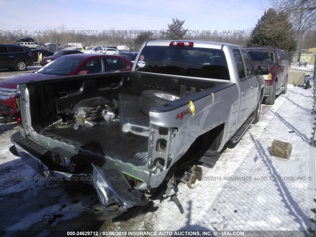 1GCVKRECXHZ245533 - 2017 CHEVROLET SILVERADO K1500 LT SILVER photo 4