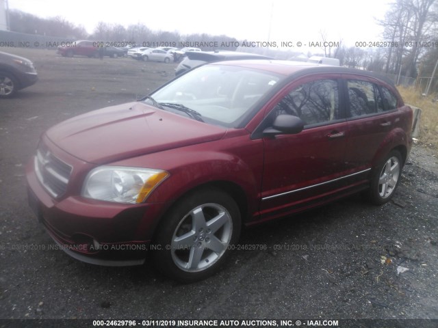 1B3HE78K97D226612 - 2007 DODGE CALIBER R/T RED photo 2