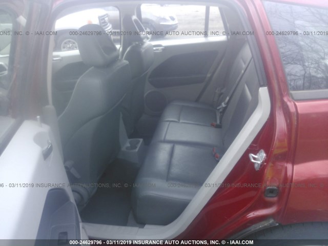 1B3HE78K97D226612 - 2007 DODGE CALIBER R/T RED photo 8