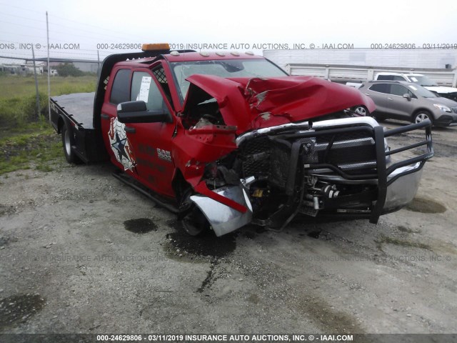 3C7WRTCLXEG317894 - 2014 RAM 3500 RED photo 1