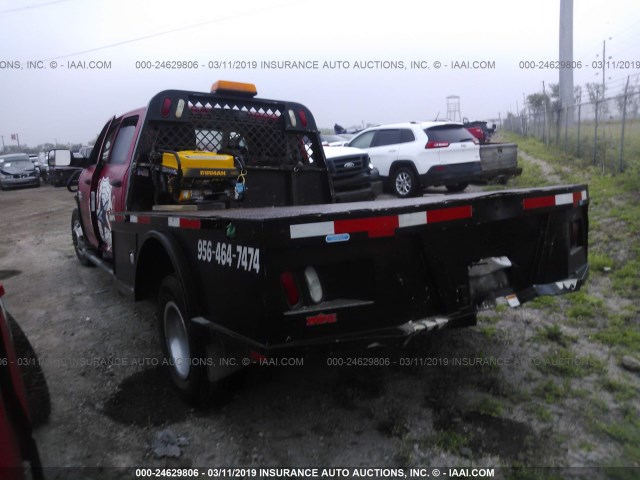 3C7WRTCLXEG317894 - 2014 RAM 3500 RED photo 3