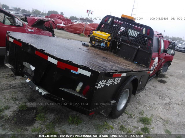 3C7WRTCLXEG317894 - 2014 RAM 3500 RED photo 4