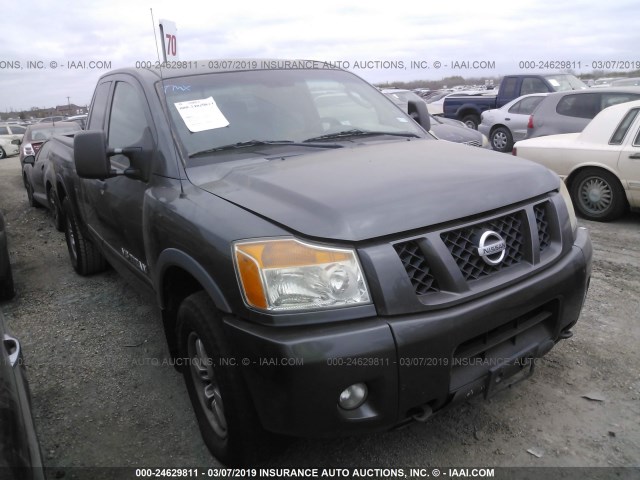 1N6BA06C79N304124 - 2009 NISSAN TITAN XE/SE/LE/PRO-4X GRAY photo 1