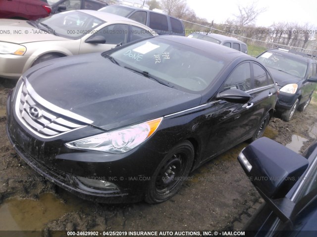 5NPEC4AB9CH497643 - 2012 HYUNDAI SONATA SE/LIMITED BLACK photo 2