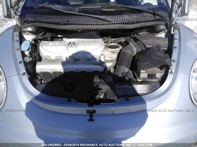 3VWPG3AG3AM023128 - 2010 VOLKSWAGEN NEW BEETLE Blau Foto 10