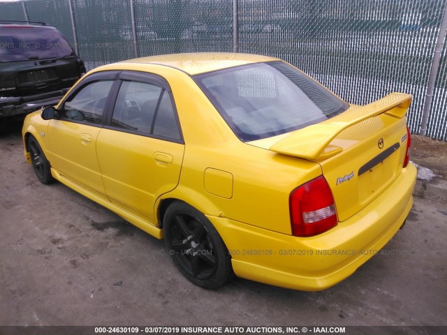 JM1BJ227630644960 - 2003 MAZDA PROTEGE SPEED ყვითელი ფოტო 3