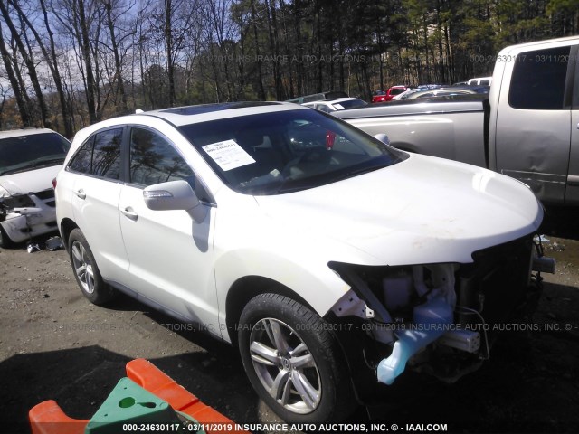 5J8TB3H3XFL009076 - 2015 ACURA RDX WHITE photo 1