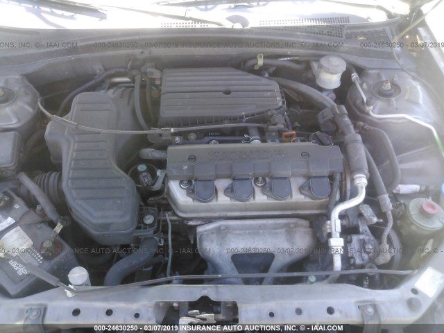 1HGES16355L017486 - 2005 HONDA CIVIC DX VP Boz foto 10