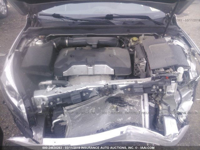 1G11C5SL9EU153713 - 2014 CHEVROLET MALIBU 1LT 银色 照片 10