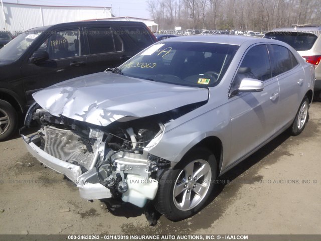 1G11C5SL9EU153713 - 2014 CHEVROLET MALIBU 1LT 银色 照片 2