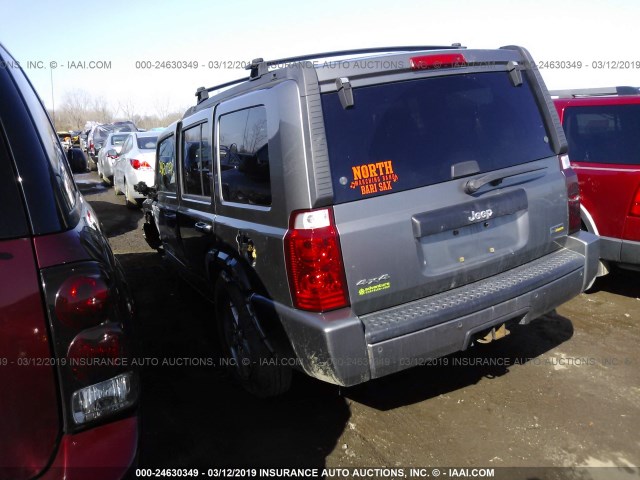 1J8HG48P97C591986 - 2007 JEEP COMMANDER GRAY photo 3