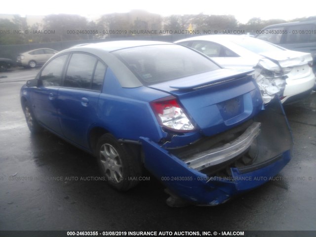 1G8AZ52F13Z132087 - 2003 SATURN ION LEVEL 2 蓝色 照片 3