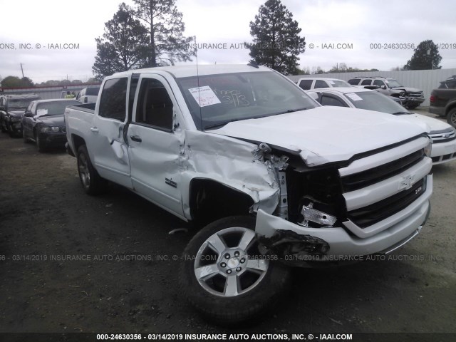 3GCUKRECXJG191104 - 2018 CHEVROLET SILVERADO K1500 LT WHITE photo 1