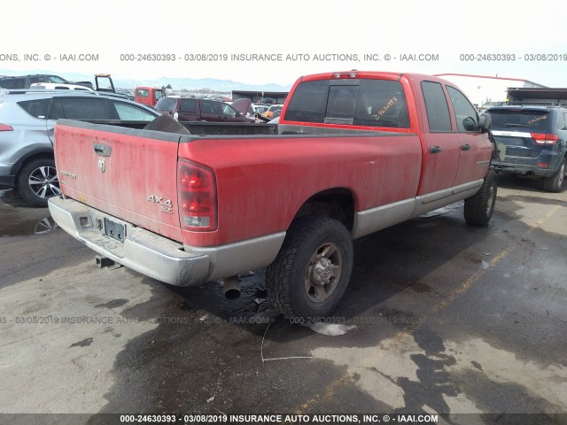 3D7LX38C76G242691 - 2006 DODGE RAM 3500 ST/SLT RED photo 4