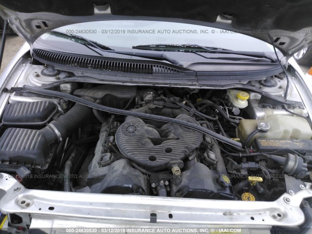 2B3HD46R63H505868 - 2003 DODGE INTREPID SE SILVER photo 10