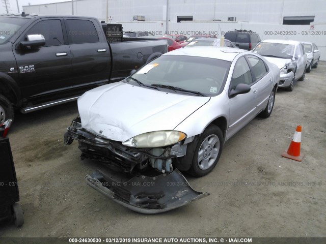 2B3HD46R63H505868 - 2003 DODGE INTREPID SE SILVER photo 2