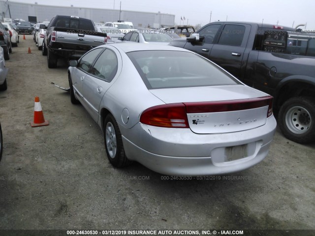 2B3HD46R63H505868 - 2003 DODGE INTREPID SE SILVER photo 3