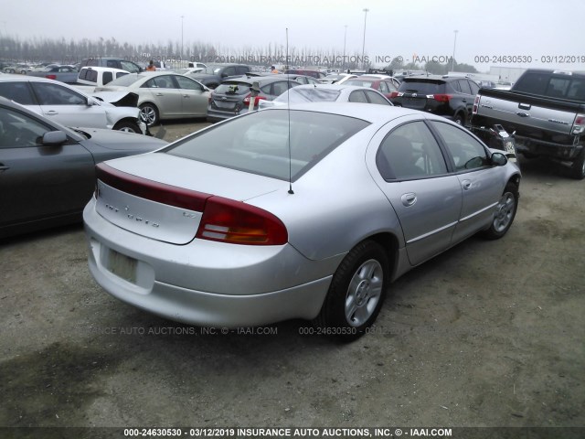 2B3HD46R63H505868 - 2003 DODGE INTREPID SE SILVER photo 4