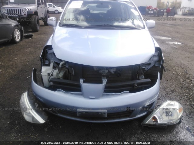 3N1BC1CP8AL433281 - 2010 NISSAN VERSA S/SL 浅蓝色 照片 6