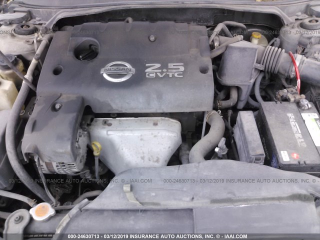 1N4AL11D86C231678 - 2006 NISSAN ALTIMA S/SL SILVER photo 10