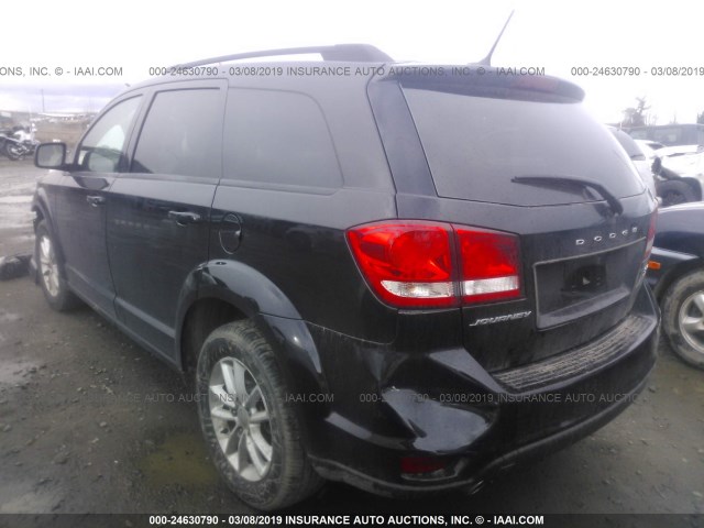 3C4PDCBG8HT576352 - 2017 DODGE JOURNEY SXT BLACK photo 3