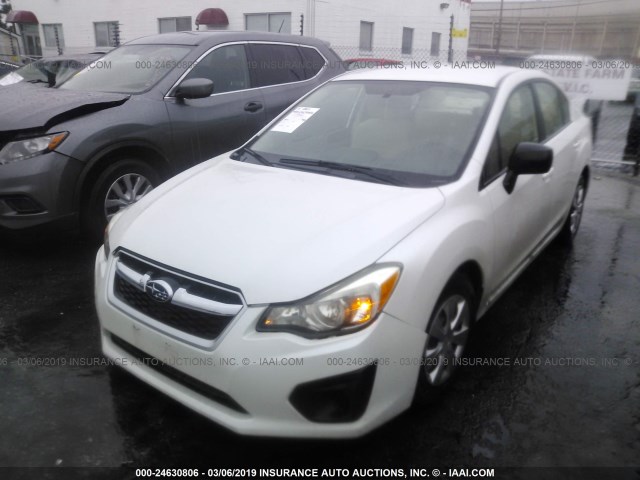 JF1GJAA65CH025248 - 2012 SUBARU IMPREZA WHITE photo 2