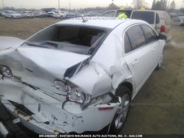 1G1ZG57B19F103938 - 2009 CHEVROLET MALIBU LS WHITE photo 4