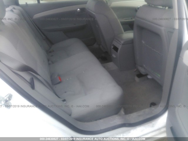1G1ZG57B19F103938 - 2009 CHEVROLET MALIBU LS WHITE photo 8