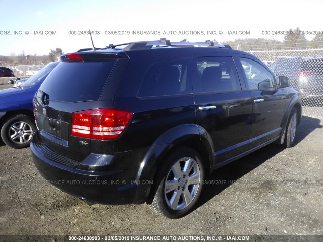 3D4GG67V19T172457 - 2009 DODGE JOURNEY R/T BLACK photo 4