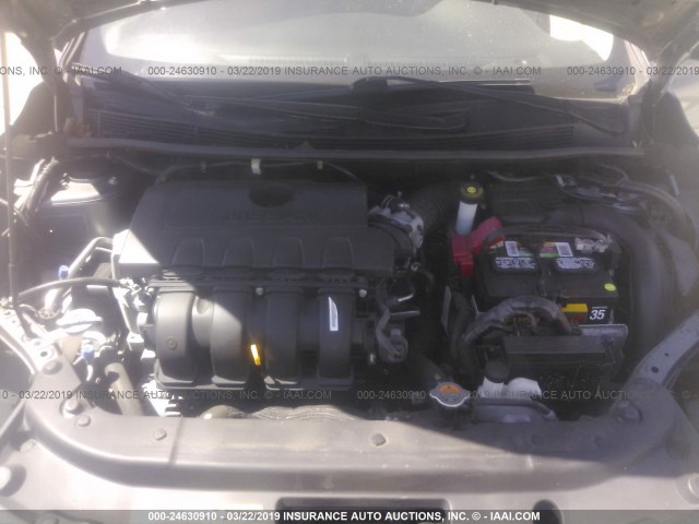 3N1AB7AP0GY216825 - 2016 NISSAN SENTRA S/SV/SR/SL GRAY photo 10