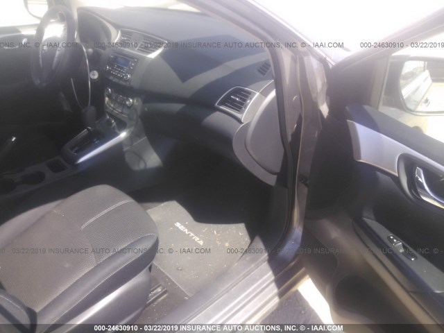 3N1AB7AP0GY216825 - 2016 NISSAN SENTRA S/SV/SR/SL GRAY photo 5