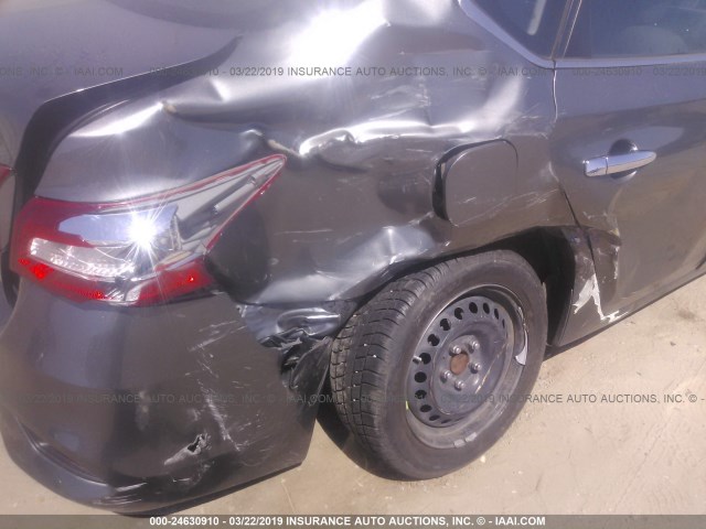 3N1AB7AP0GY216825 - 2016 NISSAN SENTRA S/SV/SR/SL GRAY photo 6