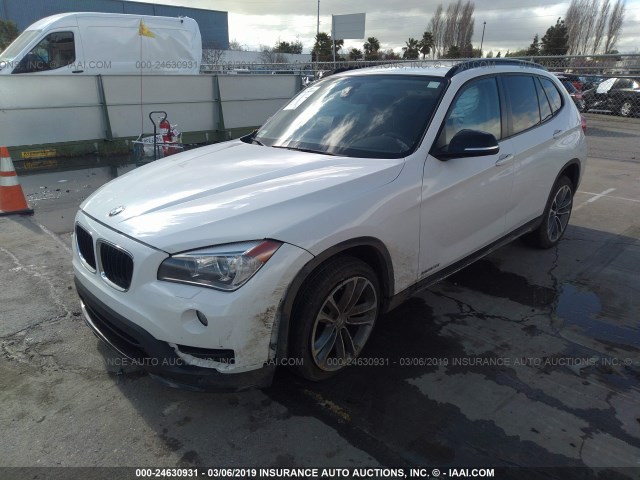 WBAVL1C50FVY28696 - 2015 BMW X1 XDRIVE28I WHITE photo 2