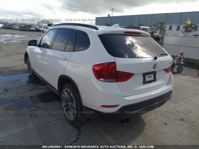 WBAVL1C50FVY28696 - 2015 BMW X1 XDRIVE28I WHITE photo 3