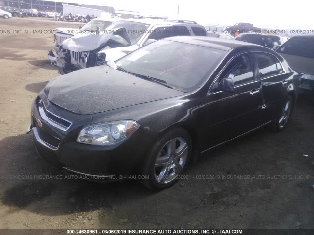 1G1ZC5E06CF362431 - 2012 CHEVROLET MALIBU 1LT 黑色 照片 2