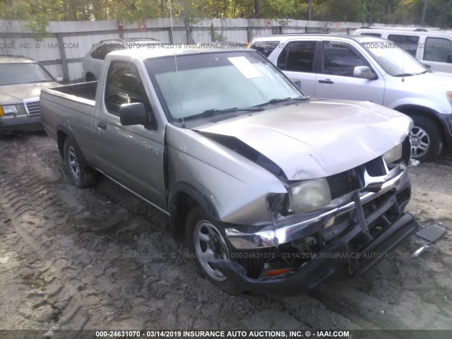 1N6DD21S1YC359558 - 2000 NISSAN FRONTIER XE SILVER photo 1