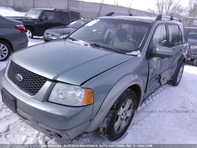 1FMDK02187GA21788 - 2007 FORD FREESTYLE SEL GREEN photo 2