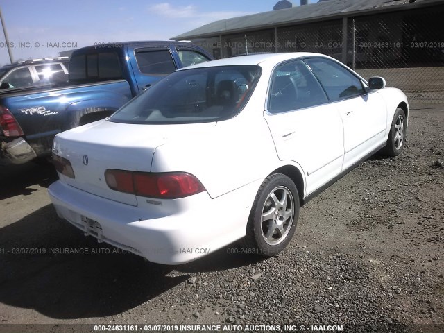 JH4DB8598WS000289 - 1998 ACURA INTEGRA GSR WHITE photo 4