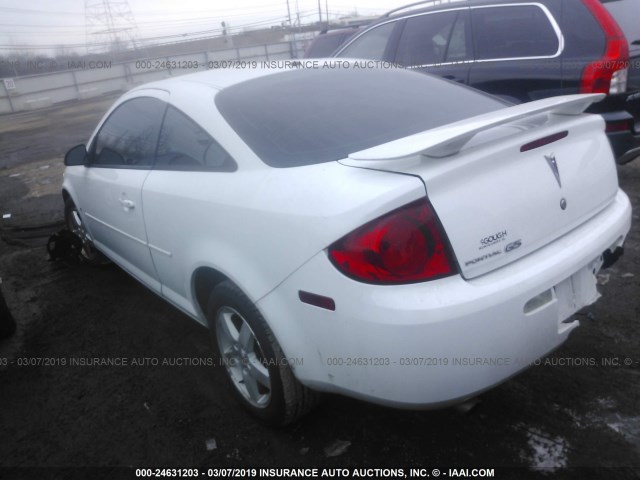 1G2AL15F477241922 - 2007 PONTIAC G5 WHITE photo 3