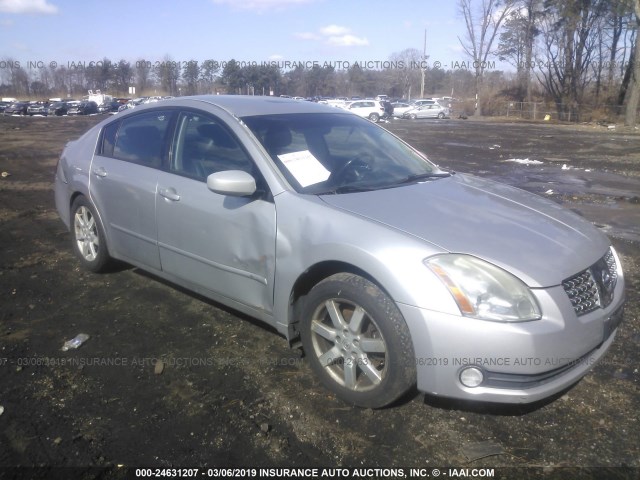 1N4BA41E75C869813 - 2005 NISSAN MAXIMA SE/SL SILVER photo 1