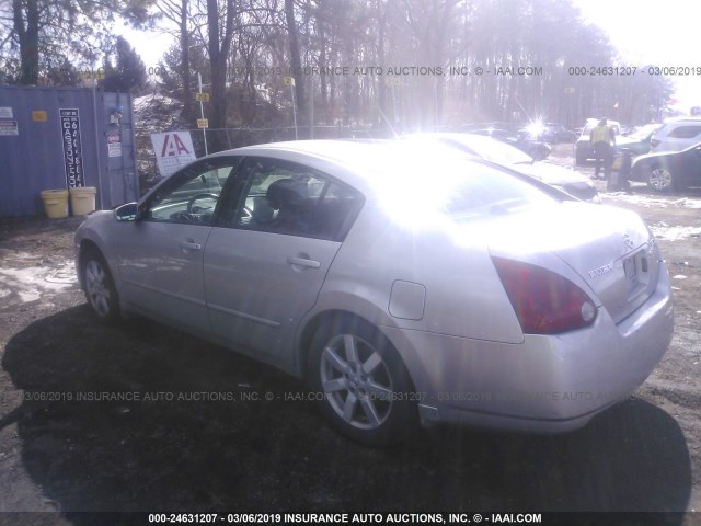 1N4BA41E75C869813 - 2005 NISSAN MAXIMA SE/SL SILVER photo 3