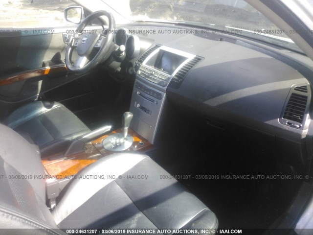 1N4BA41E75C869813 - 2005 NISSAN MAXIMA SE/SL SILVER photo 5