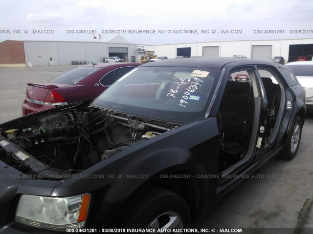 2D4FV47T08H104226 - 2008 DODGE MAGNUM BLACK photo 6