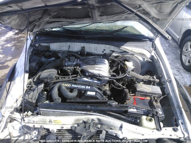 5TEGN92N24Z429451 - 2004 TOYOTA TACOMA DOUBLE CAB PRERUNNER WHITE photo 10