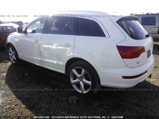 WA1EV74L57D078131 - 2007 AUDI Q7 4.2 QUATTRO PREM S-LINE WHITE photo 3