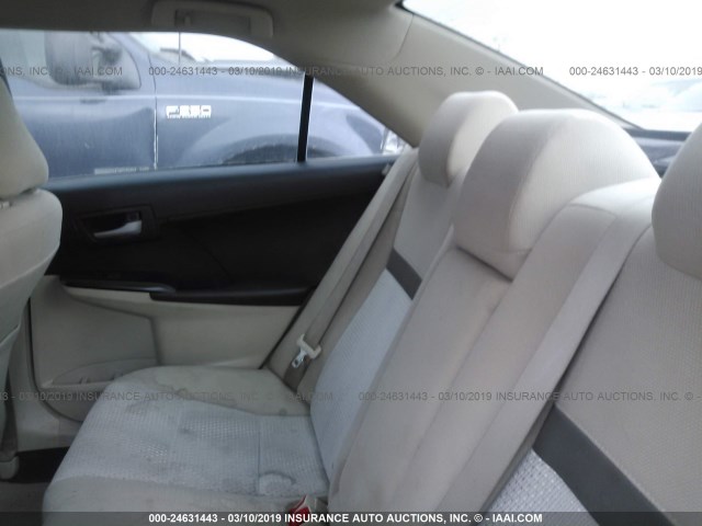 4T4BF1FK2CR172177 - 2012 TOYOTA CAMRY SE/LE/XLE GOLD photo 8