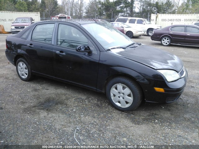 1FAFP34N87W312898 - 2007 FORD FOCUS ZX4/S/SE/SES BLACK photo 1