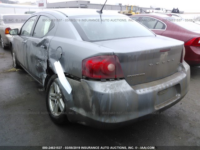 1C3CDZCB5CN195124 - 2012 DODGE AVENGER SXT GRAY photo 3